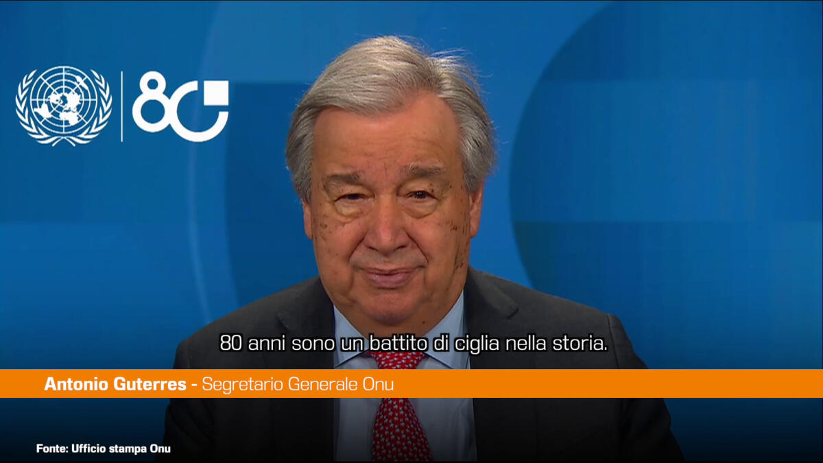 Guterres "Le Nazioni Unite sono un miracolo vivente" -