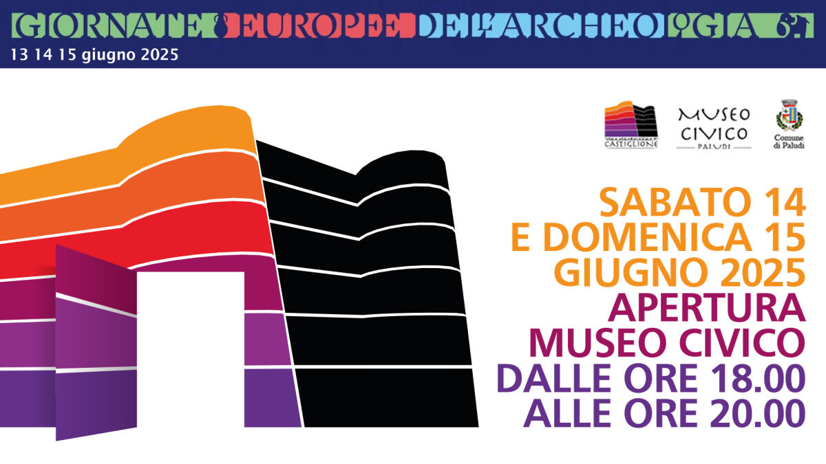 Giornate Europee dell'Archeologia 2025 a Paludi Museo civico e Parco Castiglione -