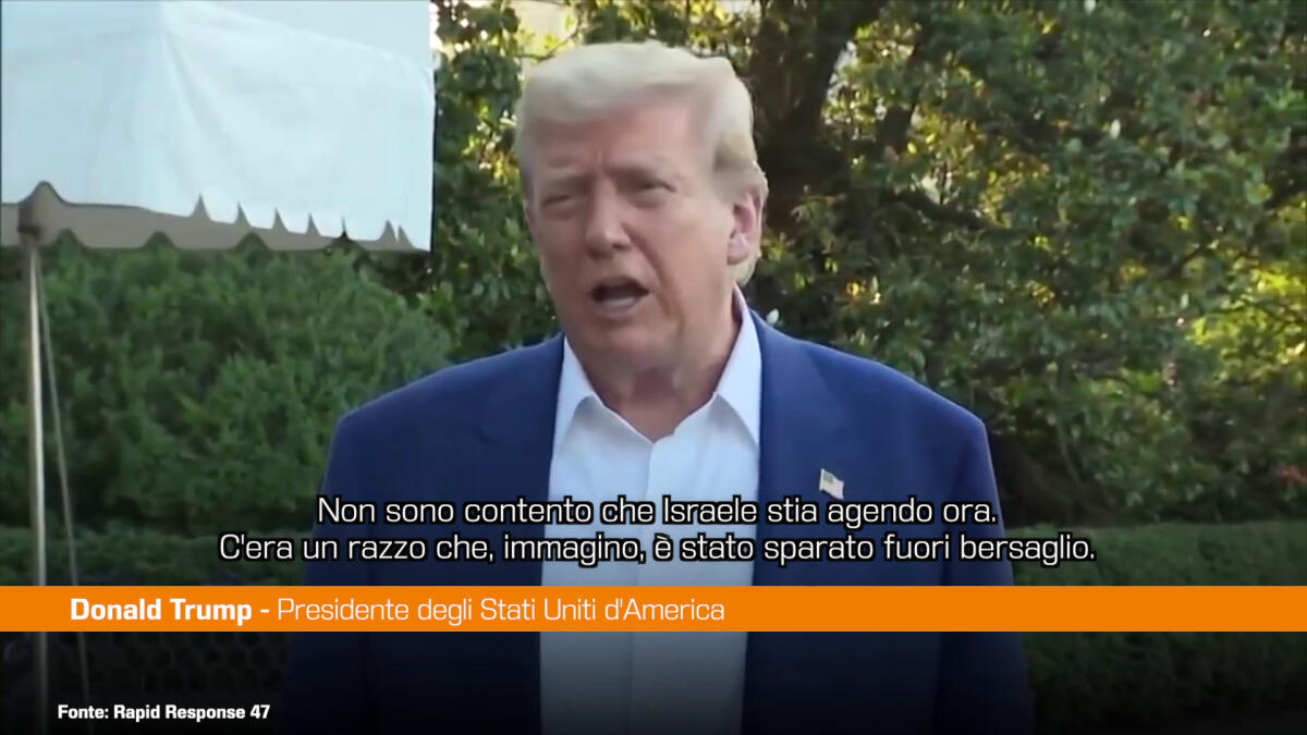 Iran, Trump "Non sono contento di Israele per violazione tregua" - 