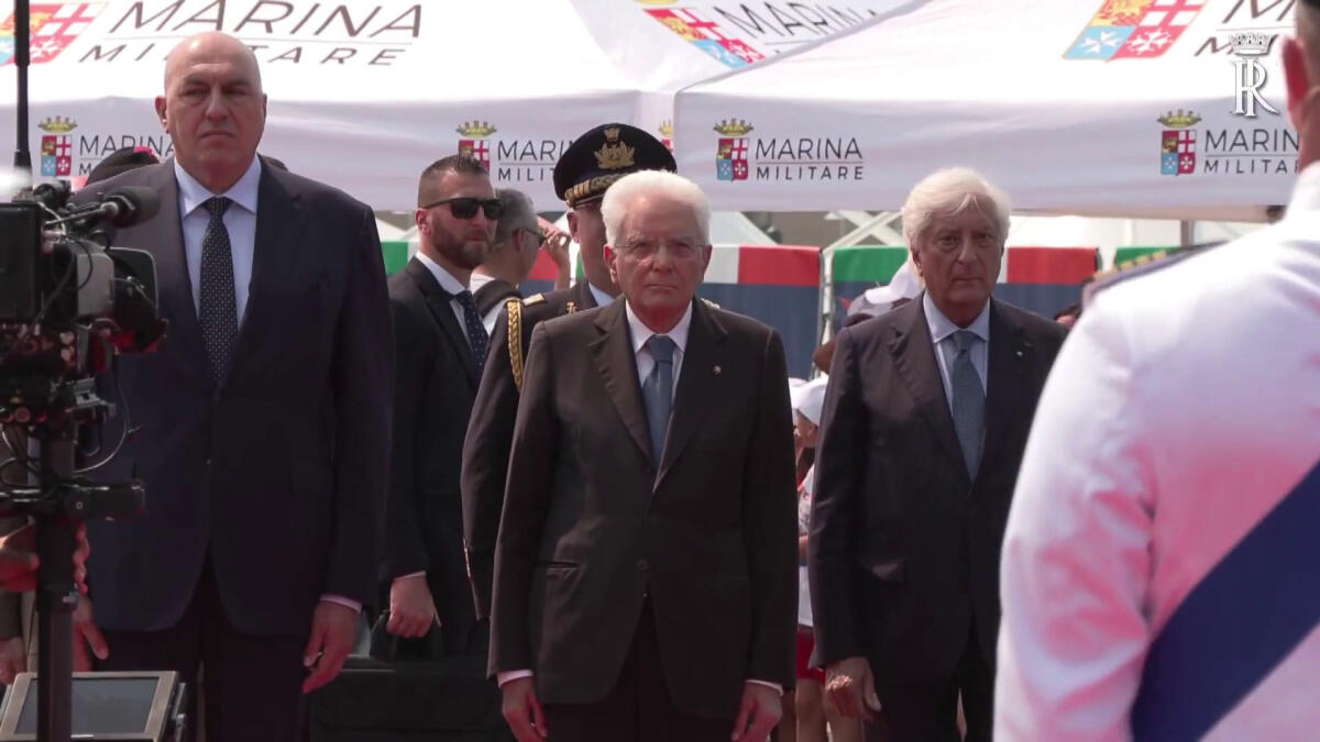 Marina Militare, Mattarella a Genova per ritorno della Nave Vespucci - 