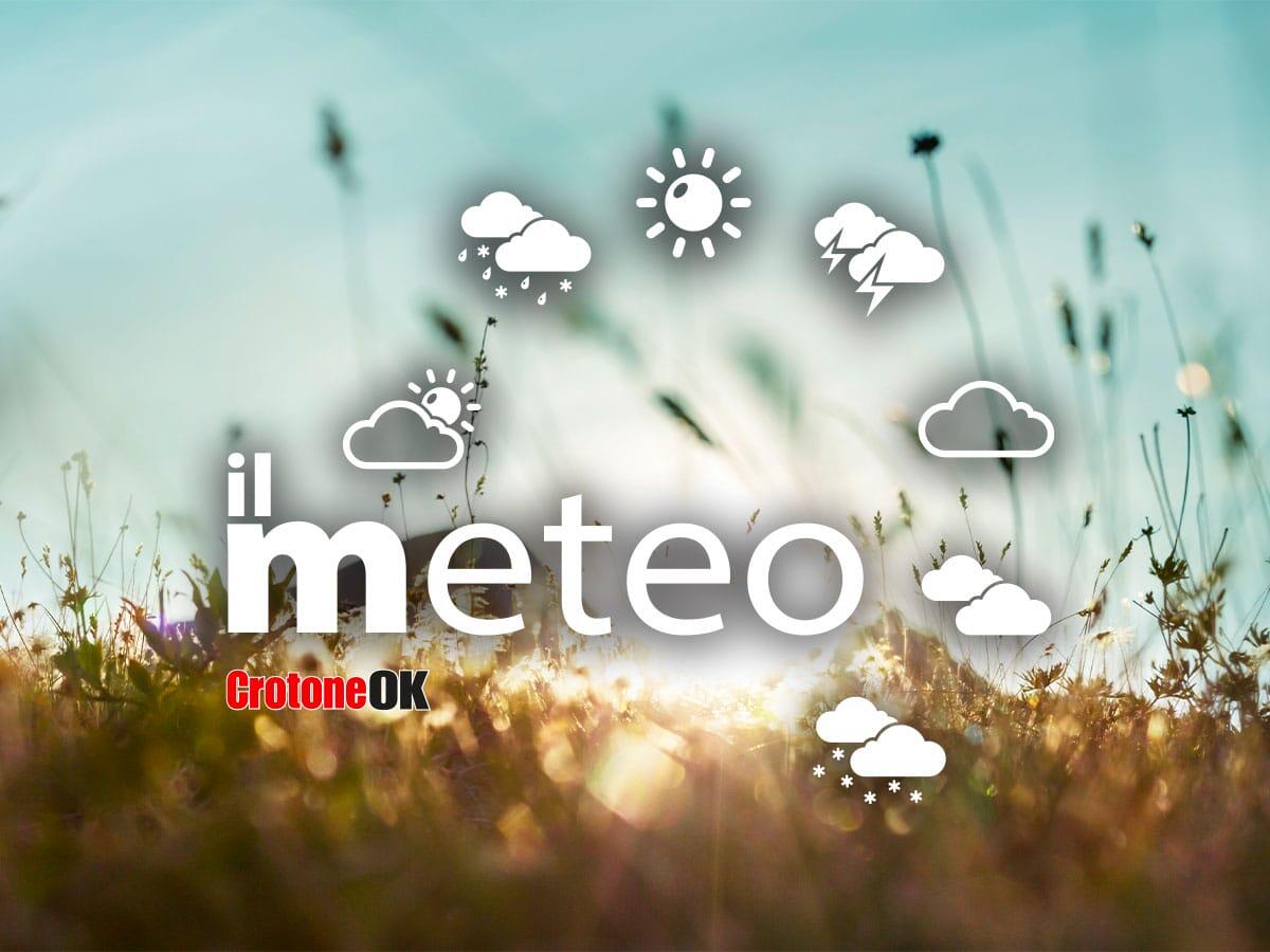 Previsioni meteo per il weekend del 21-22 giugno nel crotonese -