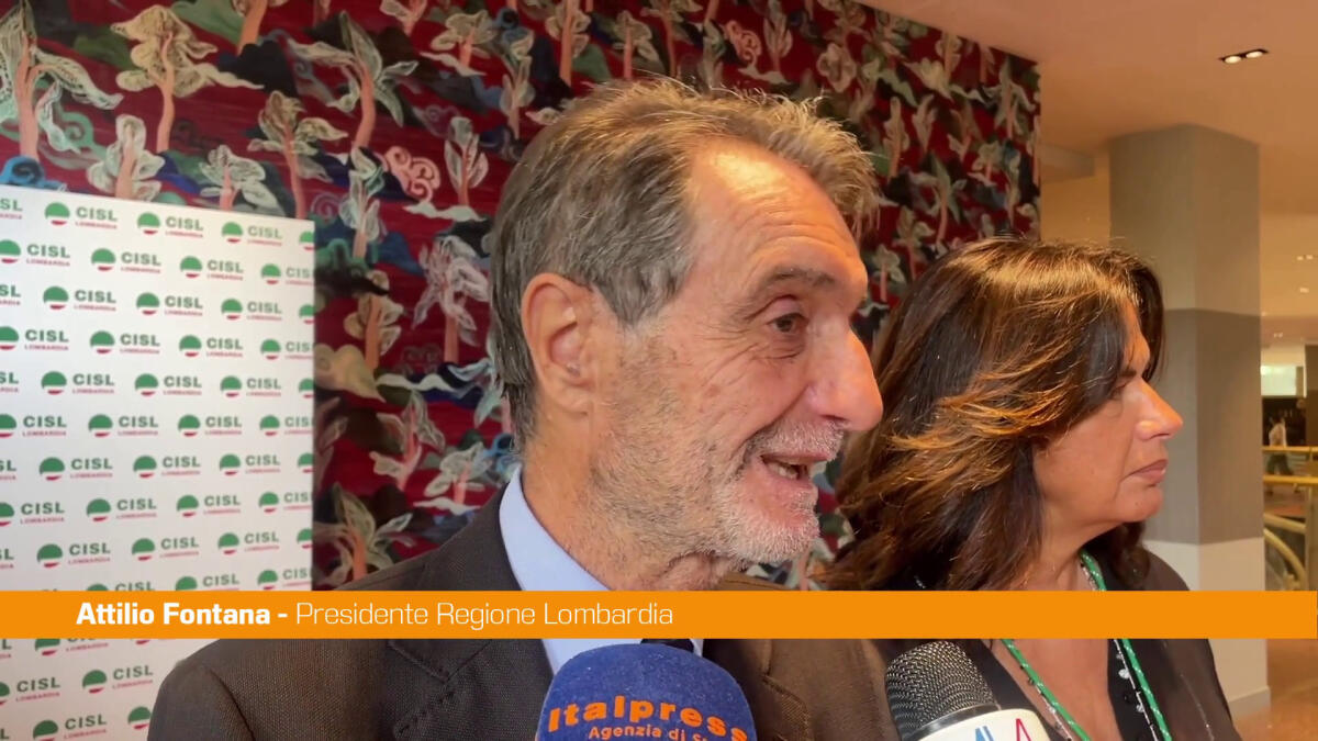 Fontana "Fuori luogo le affermazioni di Tajani sul terzo mandato" - 