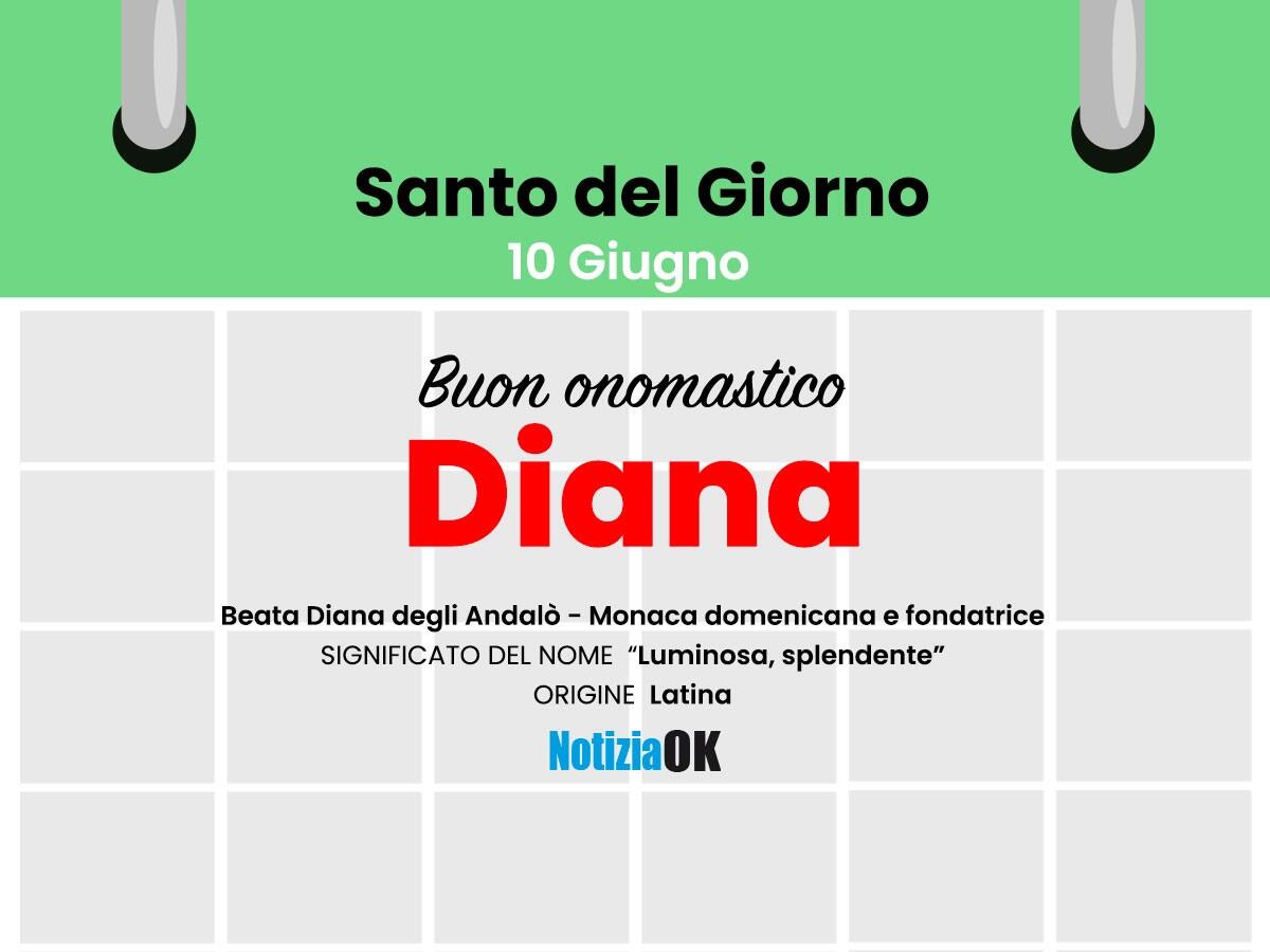 Onomastico: il Santo del giorno è Santa Diana -