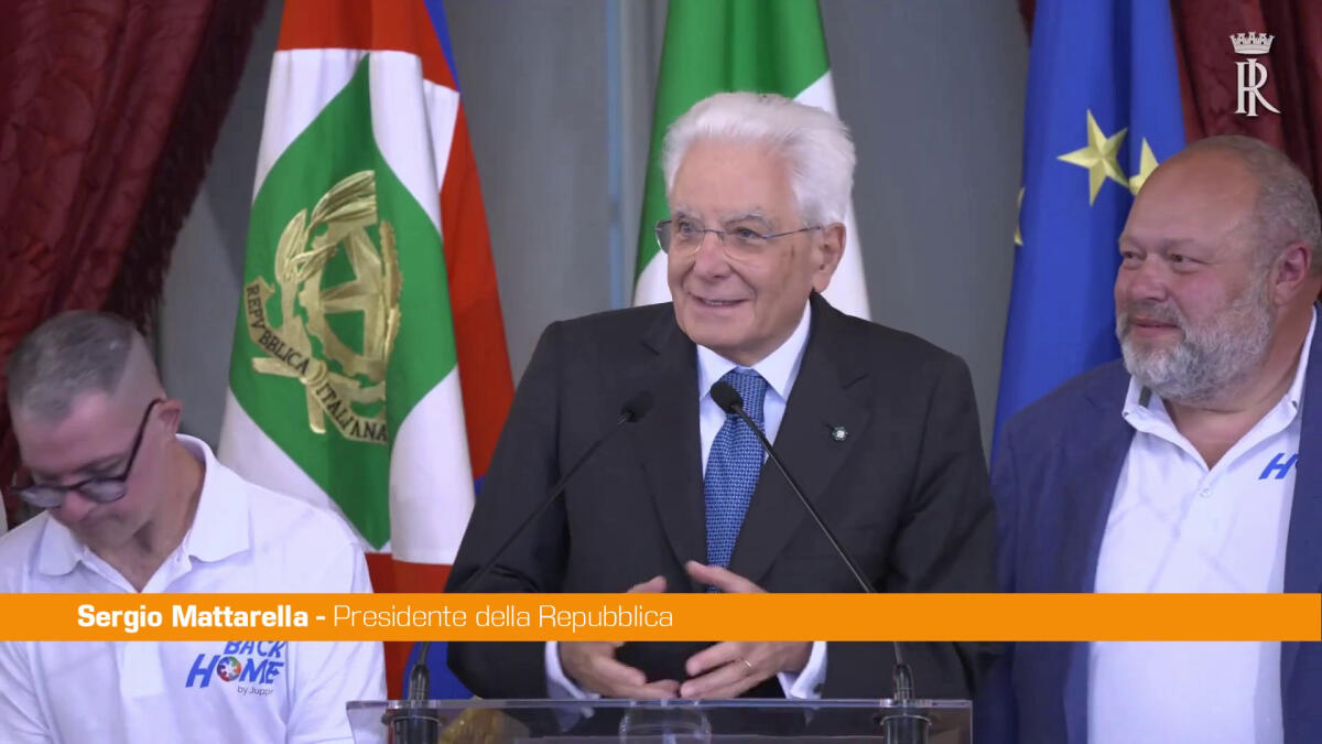 Mattarella ai ragazzi di Juppiter "Sapete come recuperare fraternità" - 