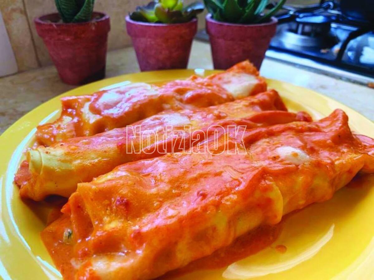 Le Ricette di Patrizia: rotoli di sfoglia con ricotta e carne - 