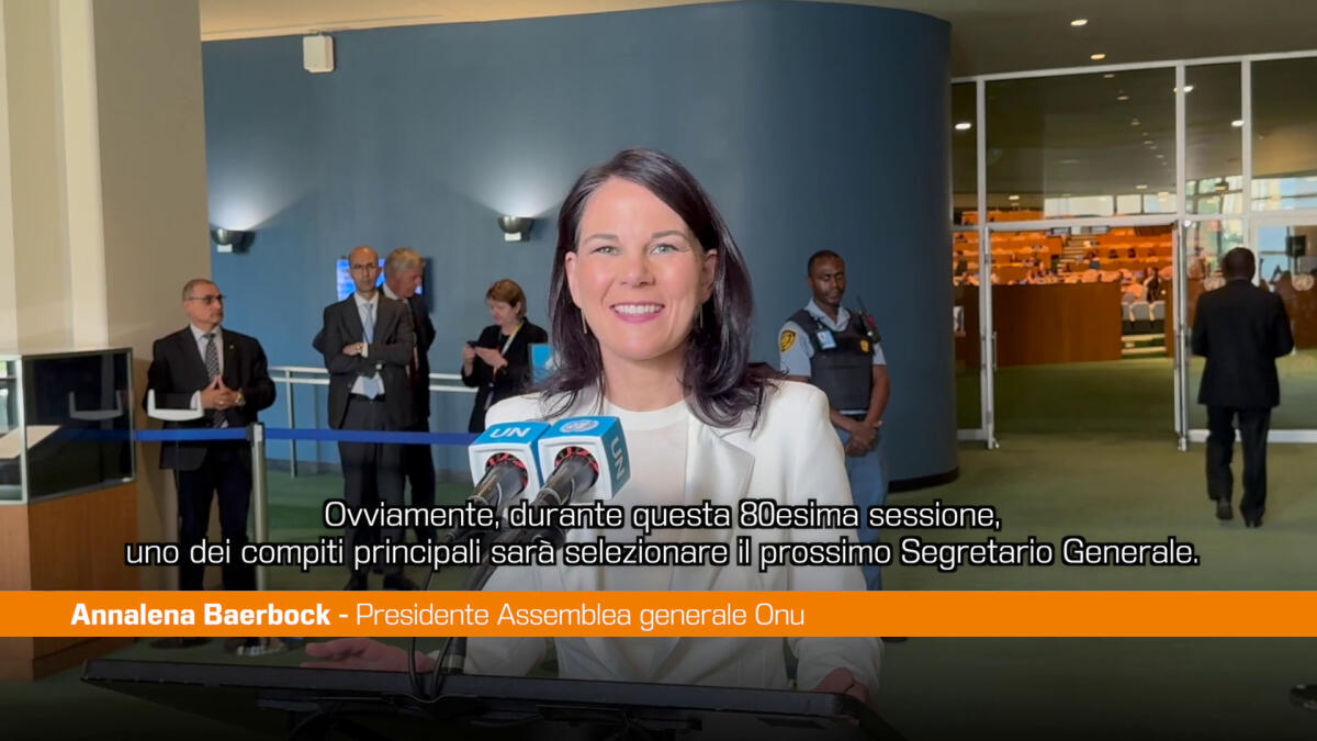 Assemblea Generale Onu, Baerbock eletta presidente dell'80^ sessione - 