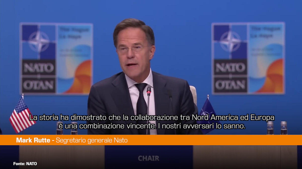Rutte "Spese per la difesa dei membri Nato saliranno al 5% del Pil" - 