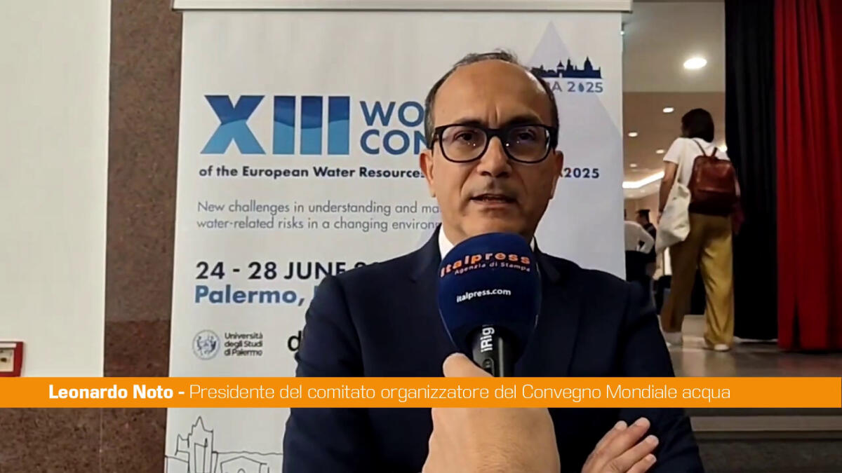 A Palermo il Convegno Mondiale sull'acqua, Noto "Ottimo successo" - 
