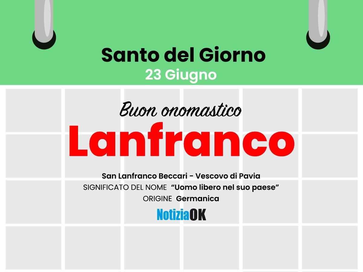 Oggi la chiesa celebra la memoria di San Lanfranco - 