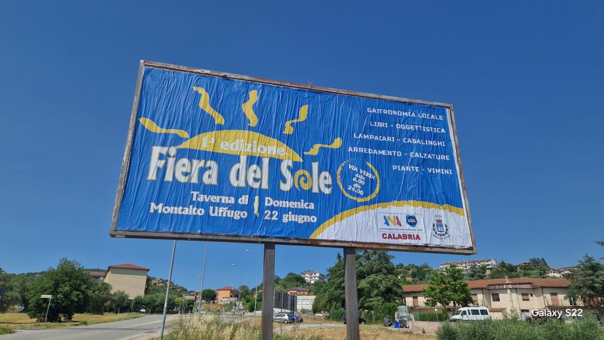In Calabria la prima edizione della Fiera del Sole -