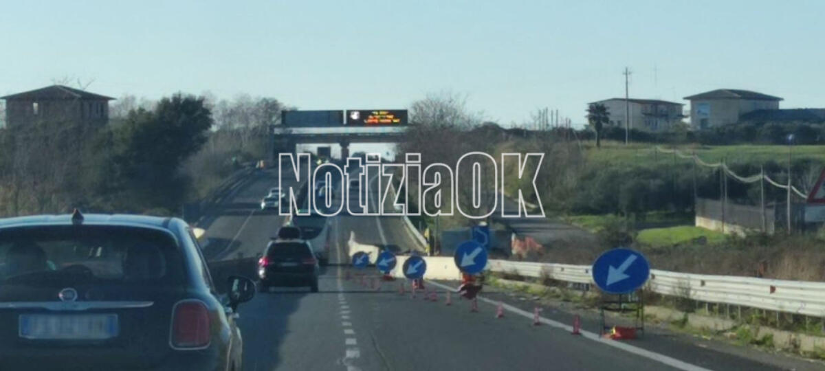 Autostrada del Mediterraneo: al via i lavori di pavimentazione dello svincolo di Lamezia Terme - 