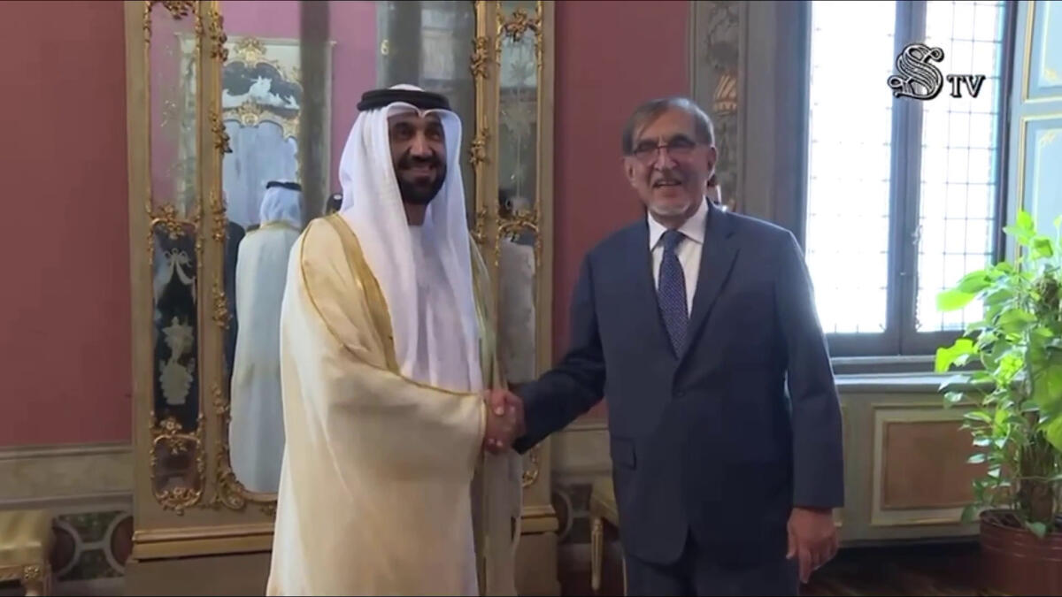 La Russa riceve il presidente del Parlamento Arabo Al Yamahi - 