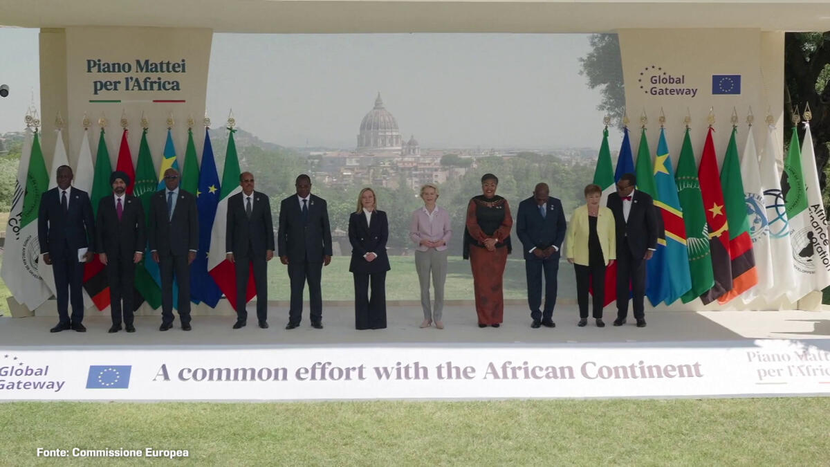 Piano Mattei, Meloni e Von der Leyen a Roma incontrano leader africani - 