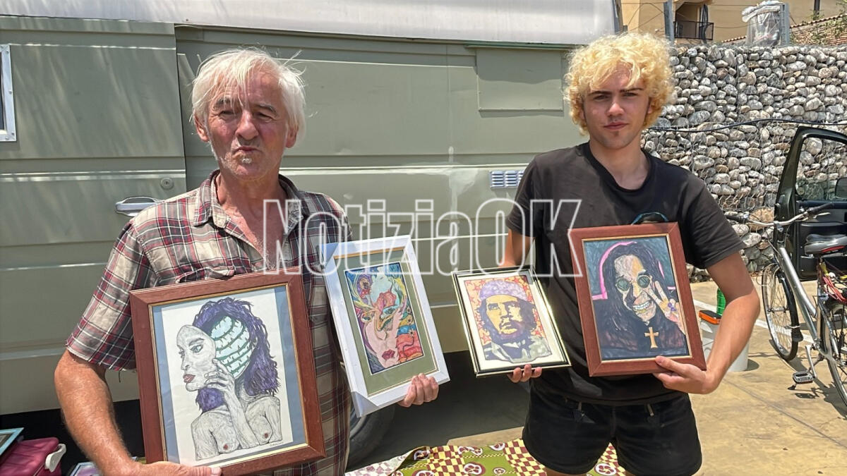 (VIDEO) Una casa su ruote, una galleria sul mare: Sharpy e Finten, artisti di passaggio a Crotone - 