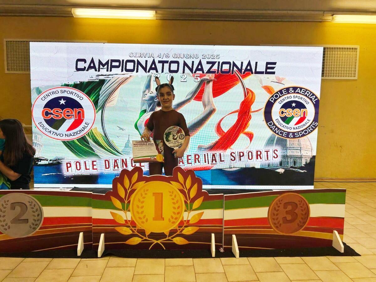 Bianca Aversa conquista il titolo nazionale di Aerial Sports &amp; Pole Dance: orgoglio di Stalettì - 