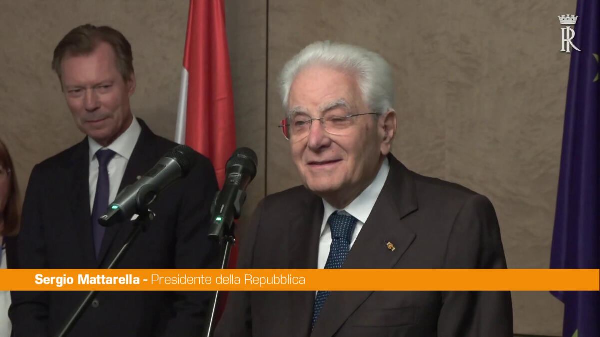Mattarella "Crescente collaborazione tra Lussemburgo e Italia" - 