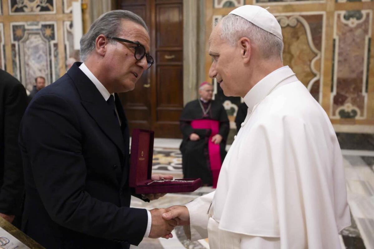 G.B. Spadafora incontra in udienza Papa Leone XIV a poco più di un mese dall’elezione - 