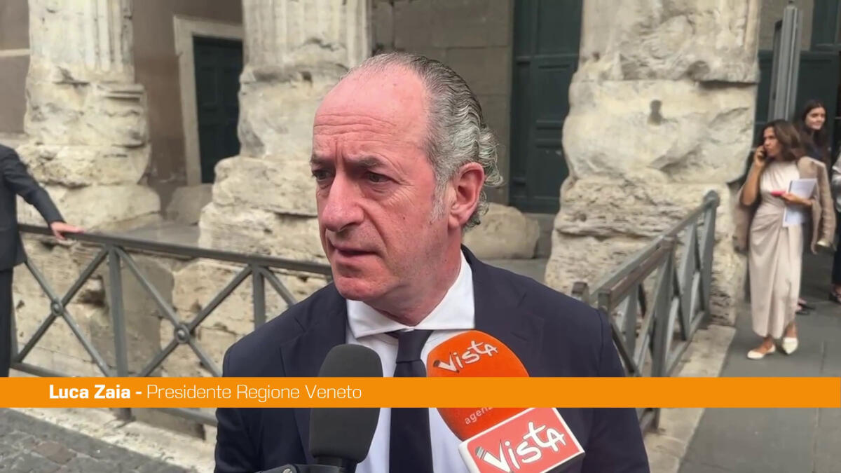 Terzo mandato, Zaia "Penso debba prevalere il buon senso" - 