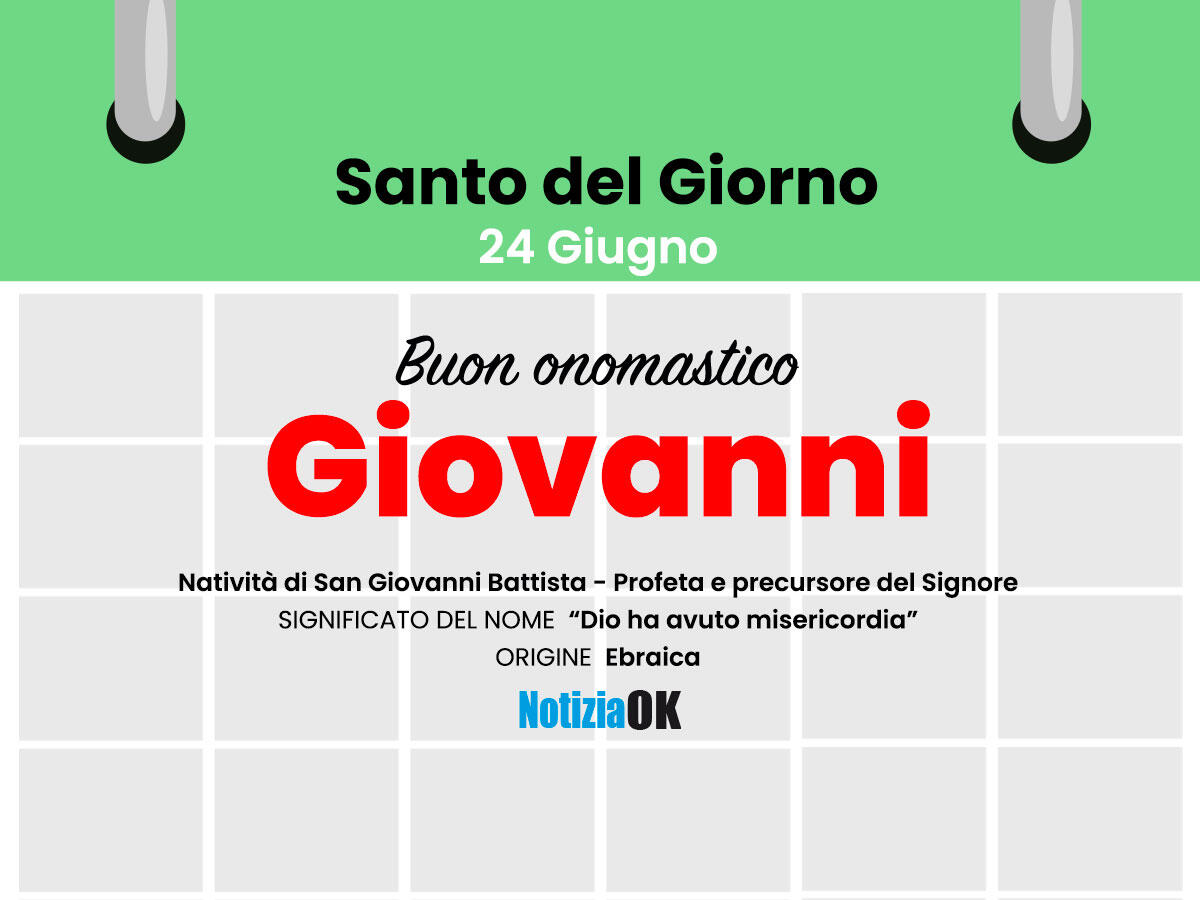 Oggi la Chiesa celebra la memoria di San Giovanni Battista - 