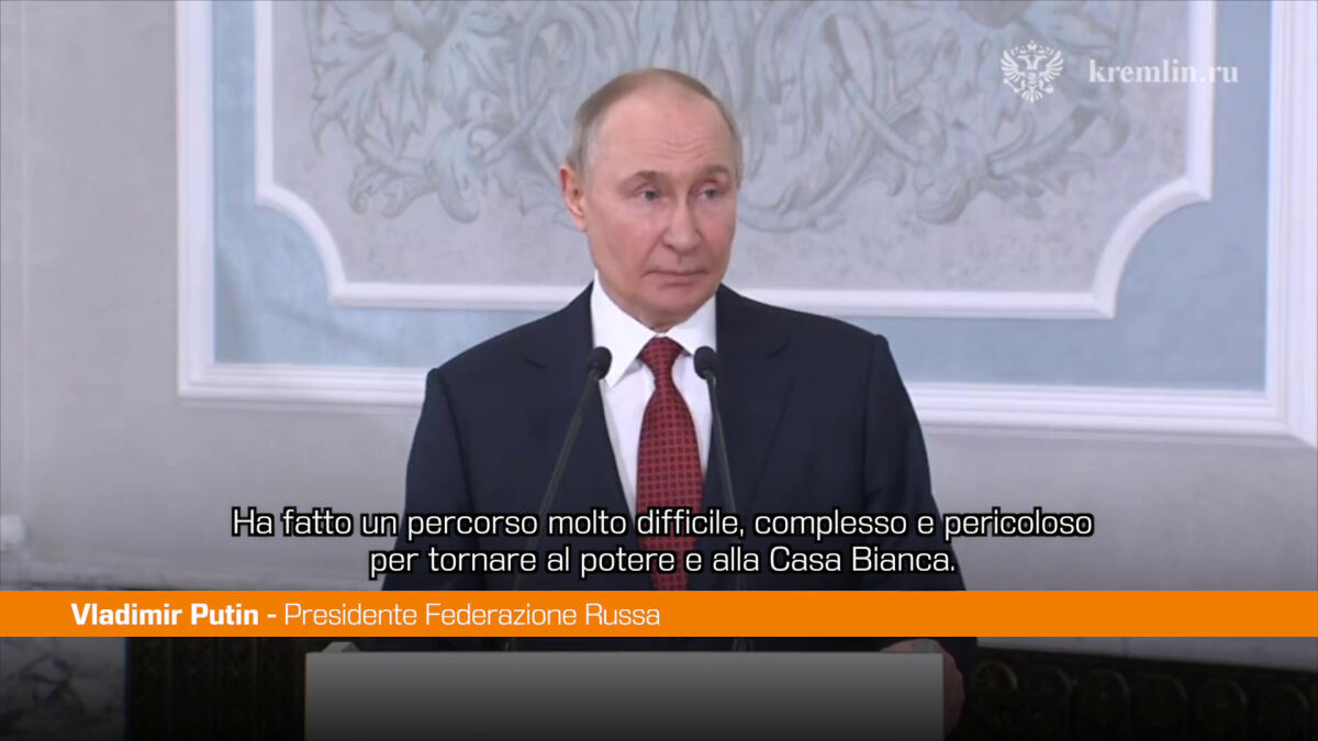 Putin "Trump uomo coraggioso, relazioni Usa-Russia vanno meglio" - 