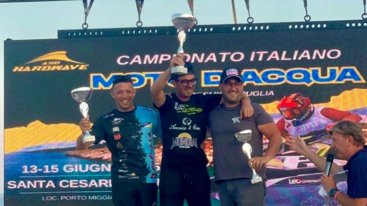Il cariatese Giuseppe Parrilla sorprese ancora, podio e impresa a Santa Cesarea Terme - 