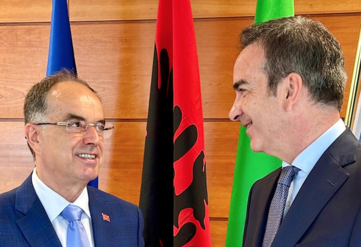«Calabria e Albania unite da radici comuni», Occhiuto incontra il Presidente Begaj -