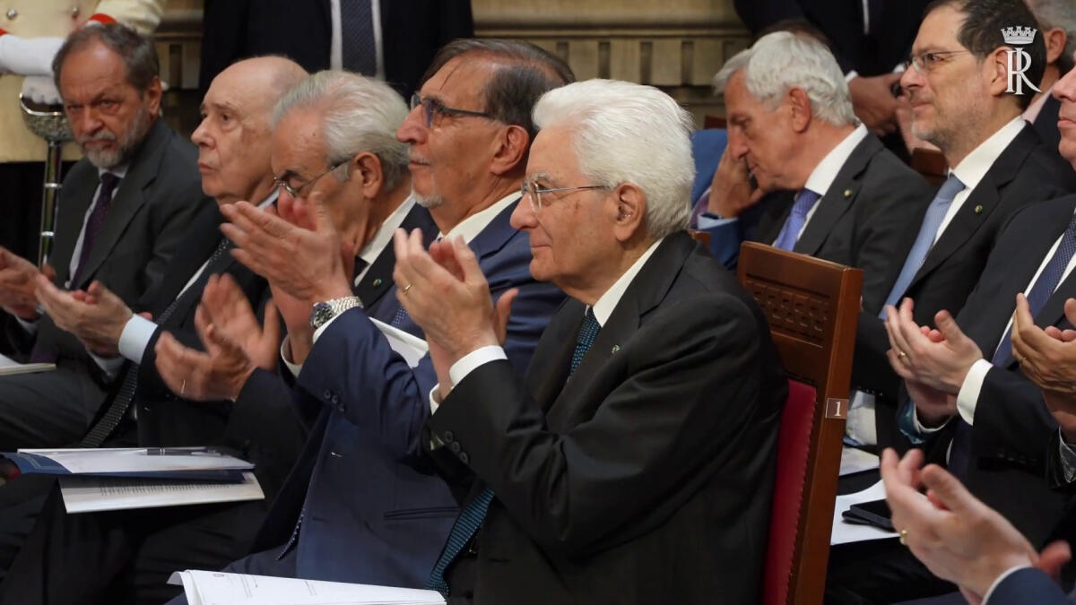 Mattarella all'Assemblea Generale della Corte Suprema di Cassazione - 