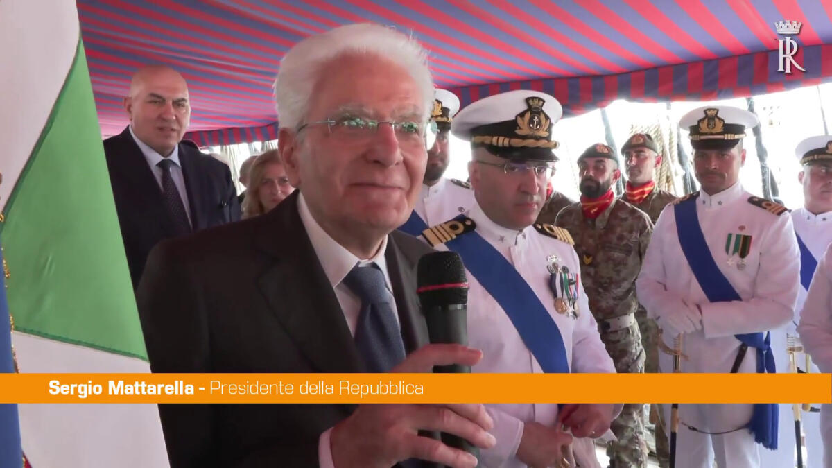 Mattarella "La Nave Amerigo Vespucci ha portato l'Italia nel mondo" -