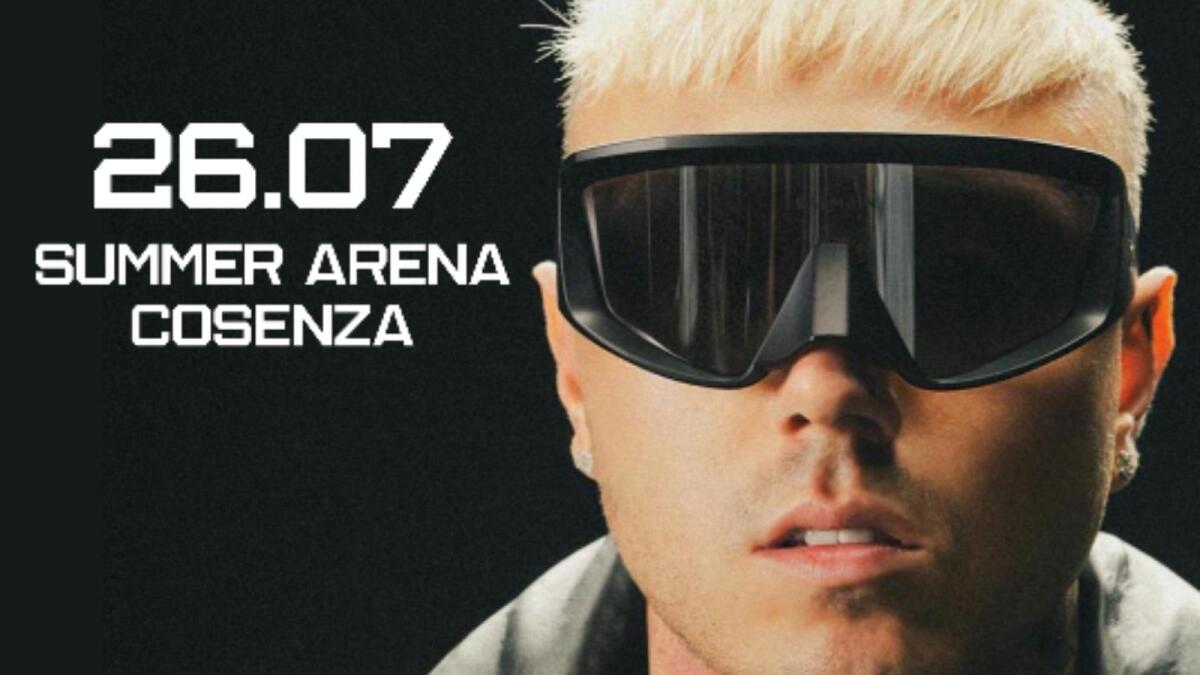 Lazza in concerto a Cosenza - 