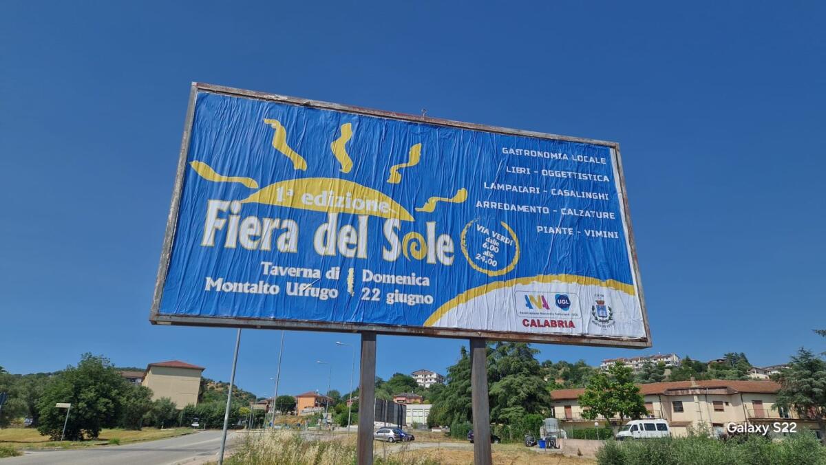 Montalto Uffugo ospita la prima edizione della Fiera del Sole -
