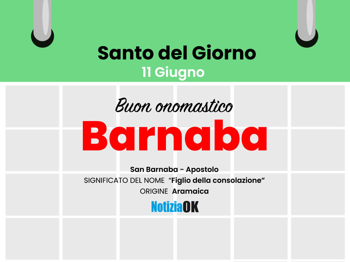 Oggi è San Barnaba - 