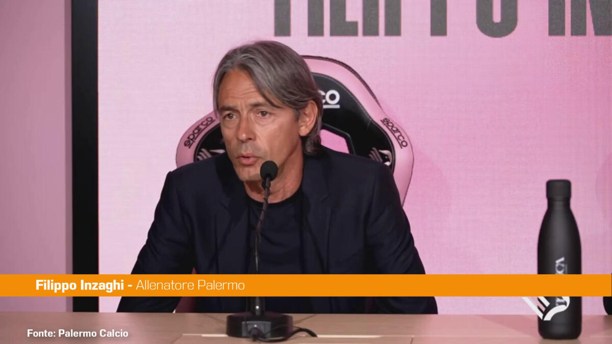 Palermo, Inzaghi "Con questo pubblico da Champions nulla mi spaventa" - 