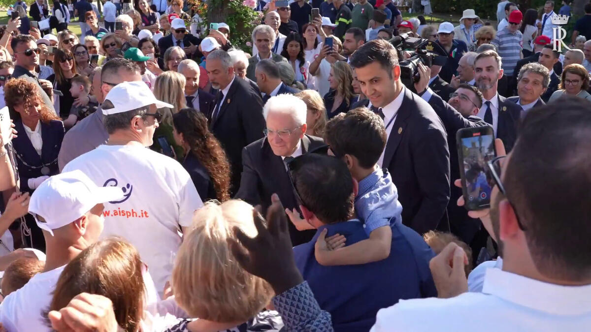 2 Giugno, Mattarella accoglie ai Giardini del Quirinale i più fragili -