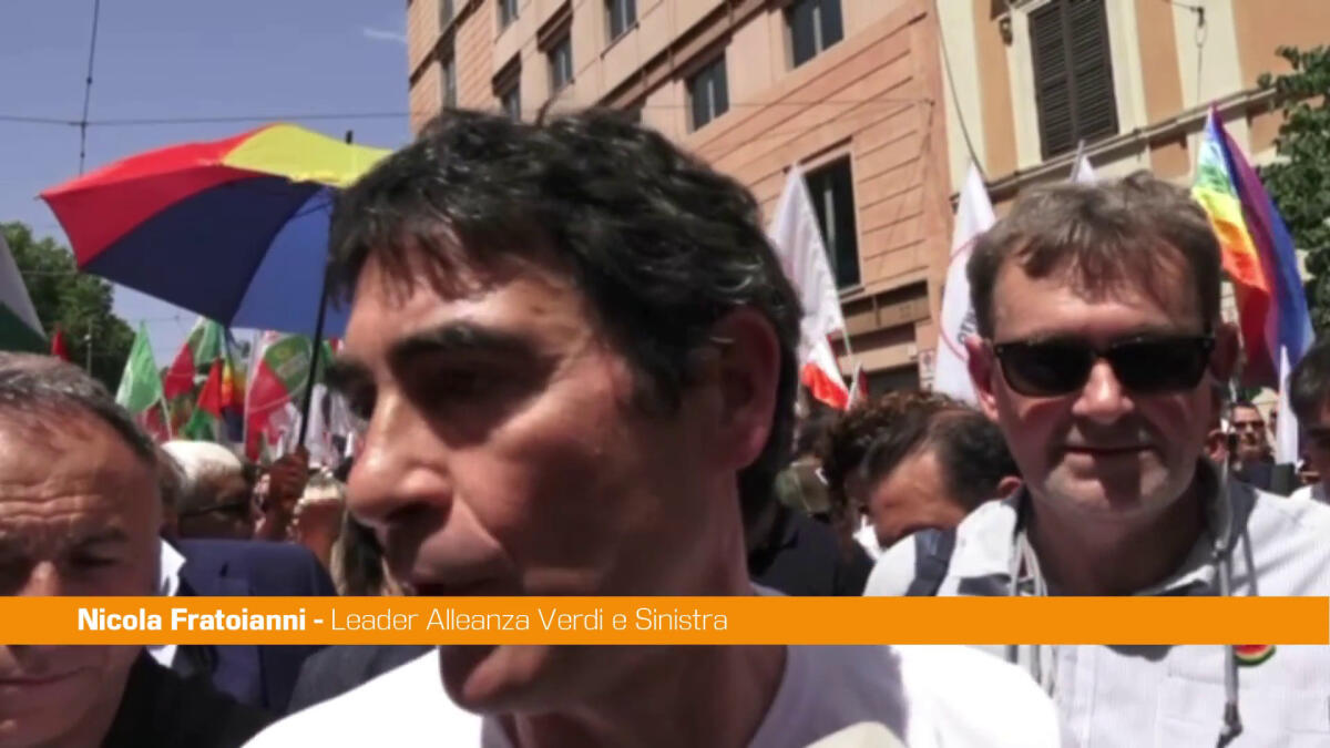 Corteo per Gaza, Fratoianni "Diciamo al Governo stop a complicità" - 