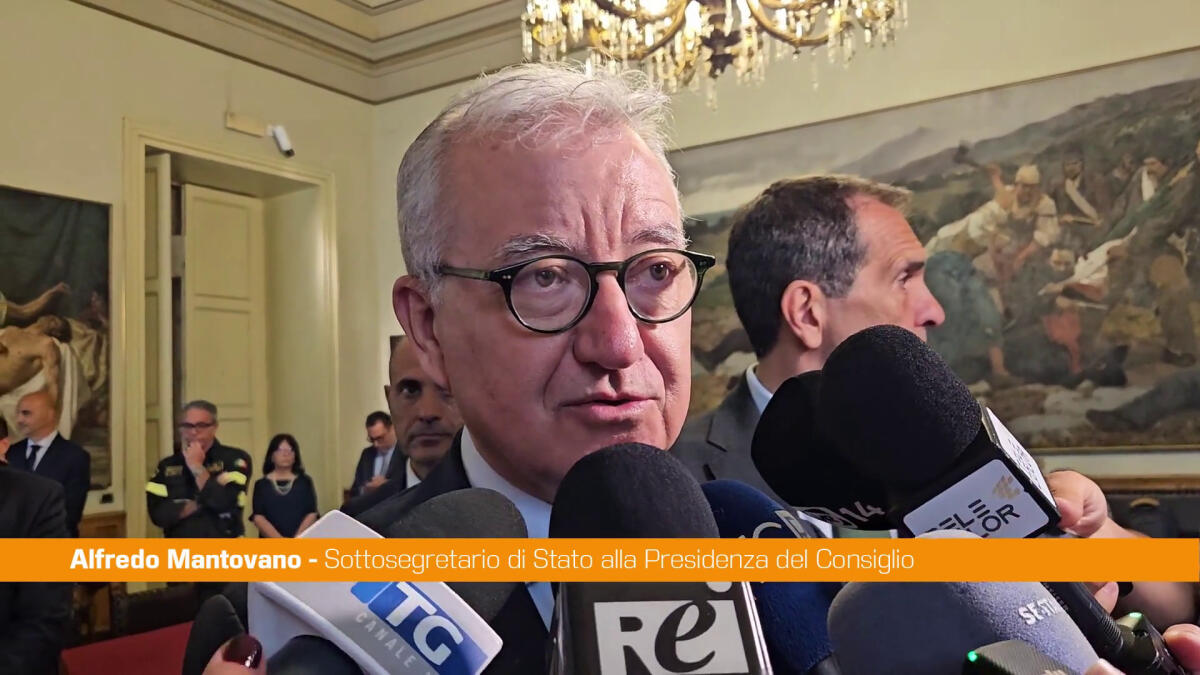 Catania, Mantovano "Governo al lavoro come a Caivano" - 