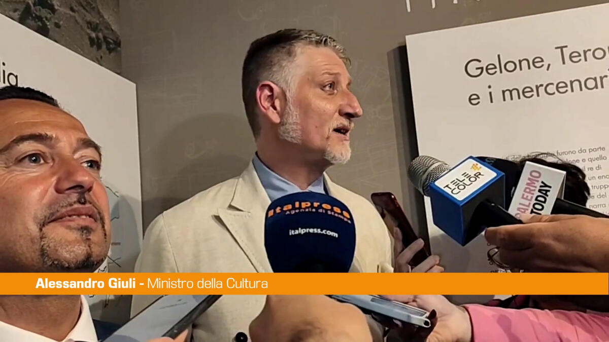 Mostra Himera, Giuli "La Sicilia comincia a viaggiare veloce" - 