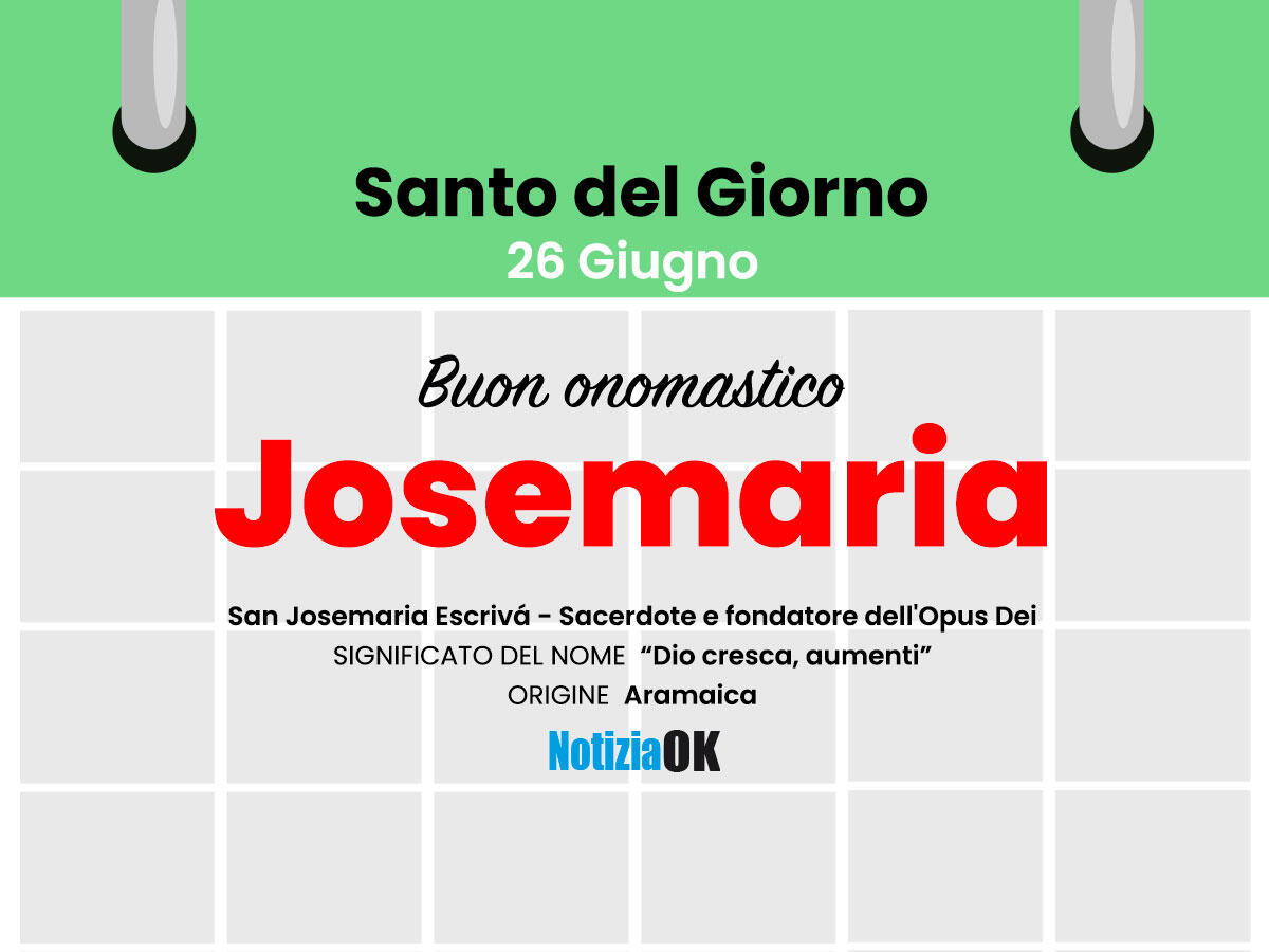 Oggi è San Josemaria - 