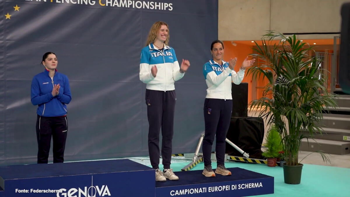 Primo oro Italia agli Europei di scherma con Bianchi nel fioretto - 