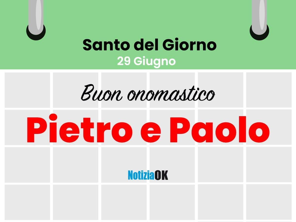 Oggi si celebrano i Santi Pietro e Paolo - 