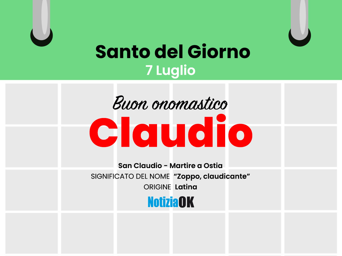 Onomastico: oggi è San Claudio - 