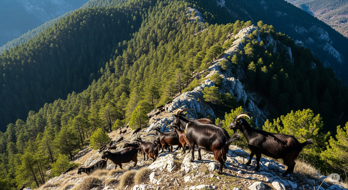 Ritorna il rito della Transumanza: le capre nere calabresi percorrono la Sila - 