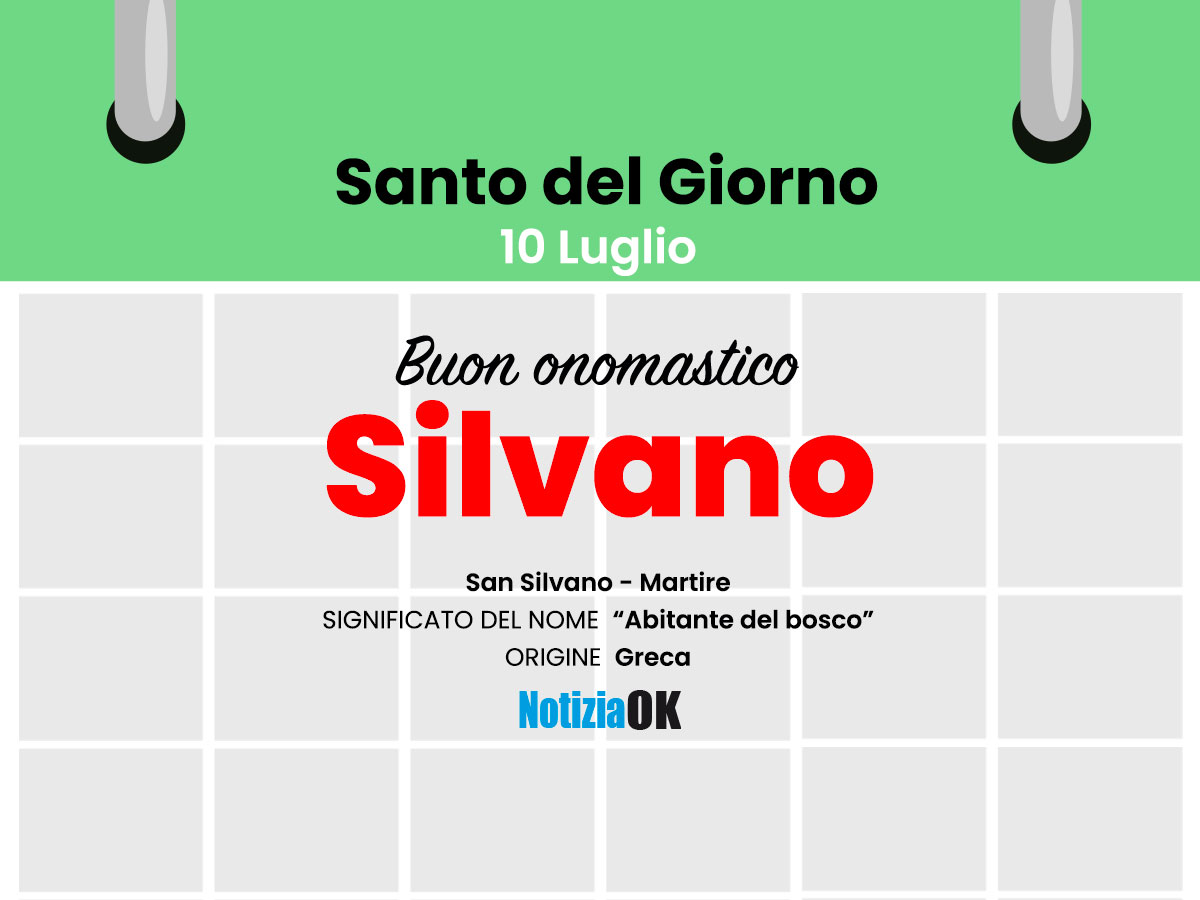 Onomastico: oggi è San Silvano  - 