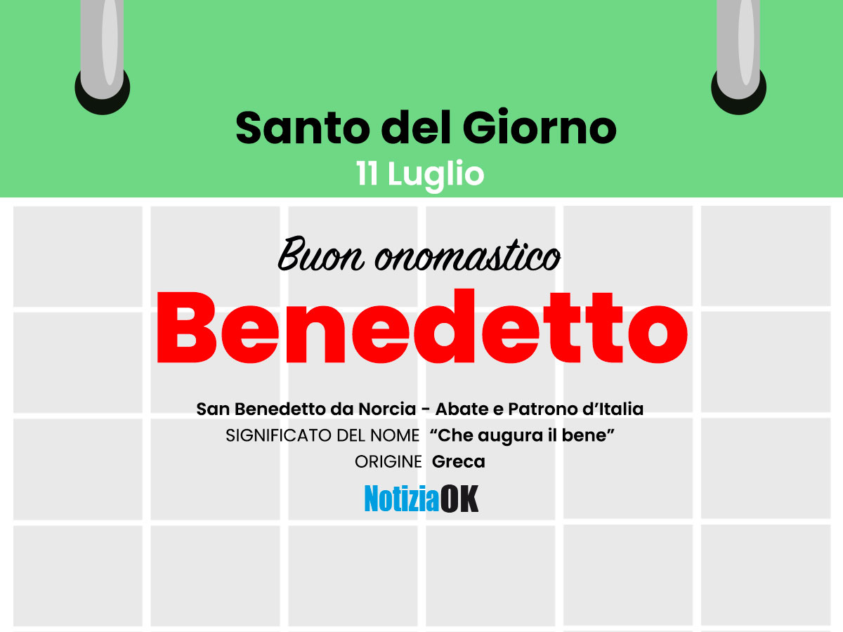 Onomastico: il Santo del giorno è San Benedetto da Norcia - 