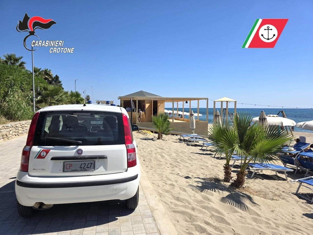 Operazione “mare sicuro”: hotel e lido sanzionati a Torre Melissa per violazioni amministrative - 