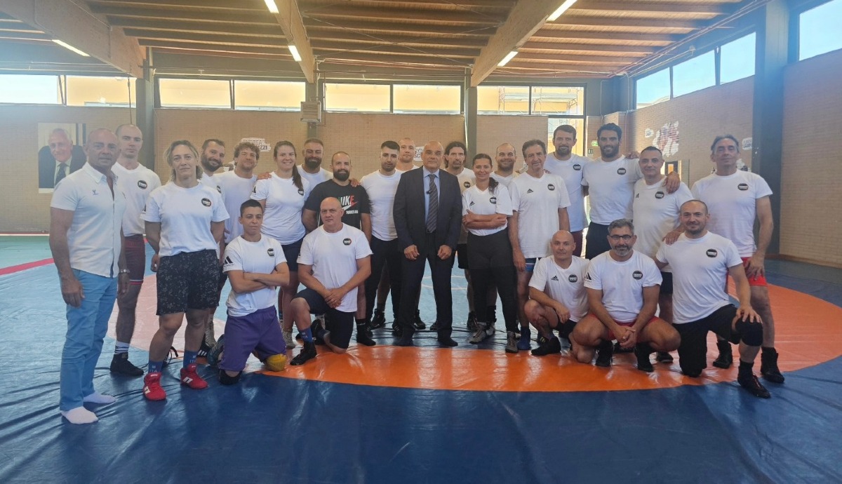 Andrea Esposito dell’AKC Crotone ha superato gli esami e ottenuto la qualifica Nazionale di Allenatore di Lotta - 