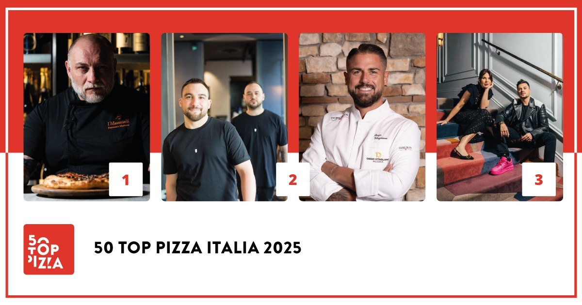 50 Top Pizza Italia 2025: I Masanielli di Francesco Martucci è la Migliore Pizzeria in Italia -