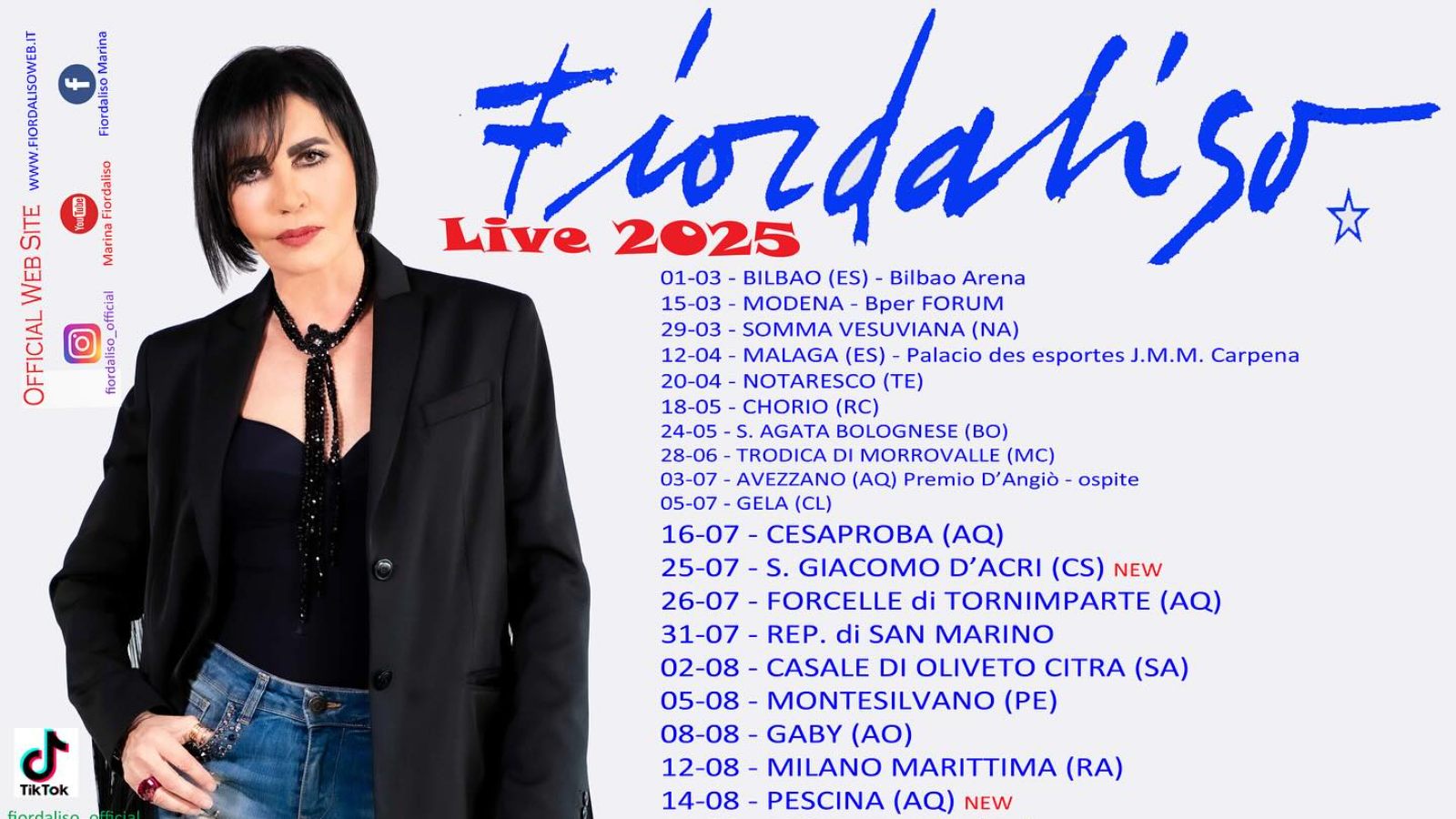 Fiordaliso in concerto a Vena di Maida: attesa per il live  - 