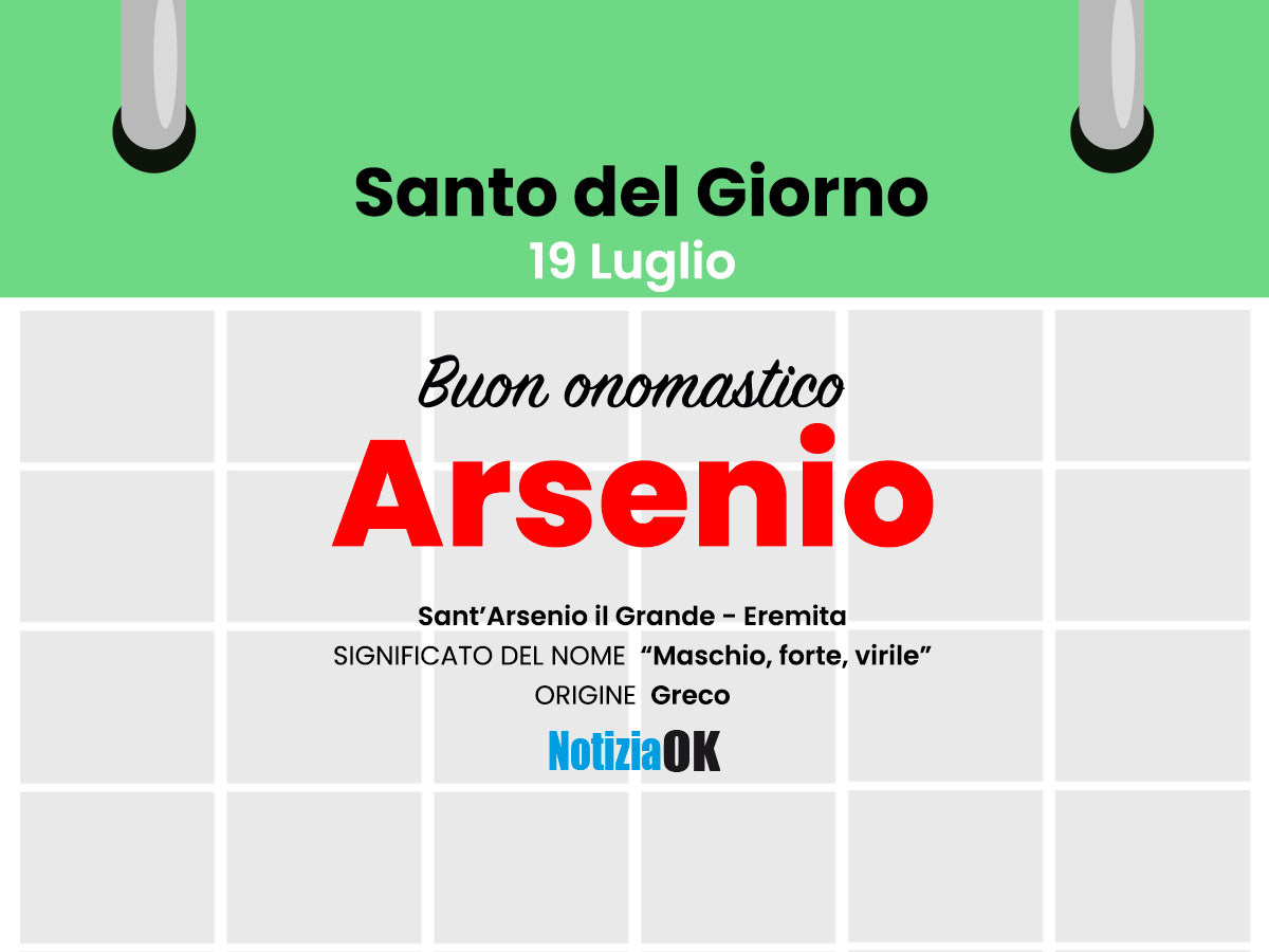 Onomastico: il santo del giorno è Sant'Arsenio - 