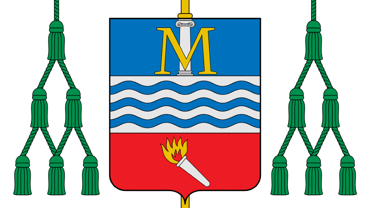 Lo stemma episcopale di Monsignor Luigi Cantafora: un omaggio a Crotone, al mare e alla colonna di Capocolonna - 