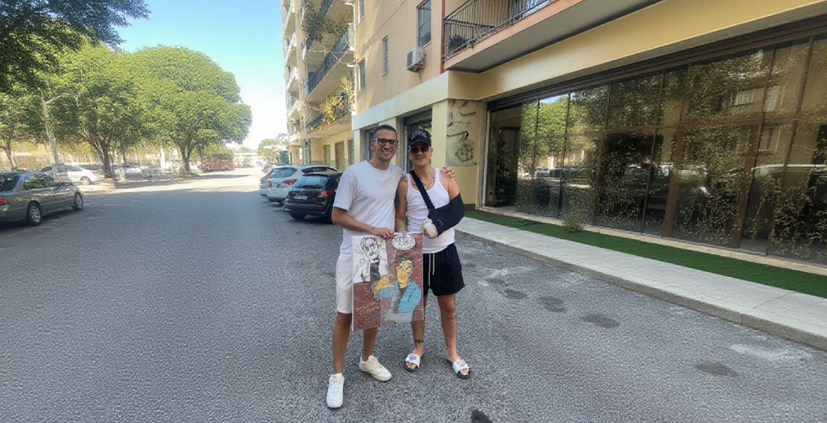 CamilWay ambasciatore della Calabria omaggiato dall’artista Vincenzo Santoro - 
